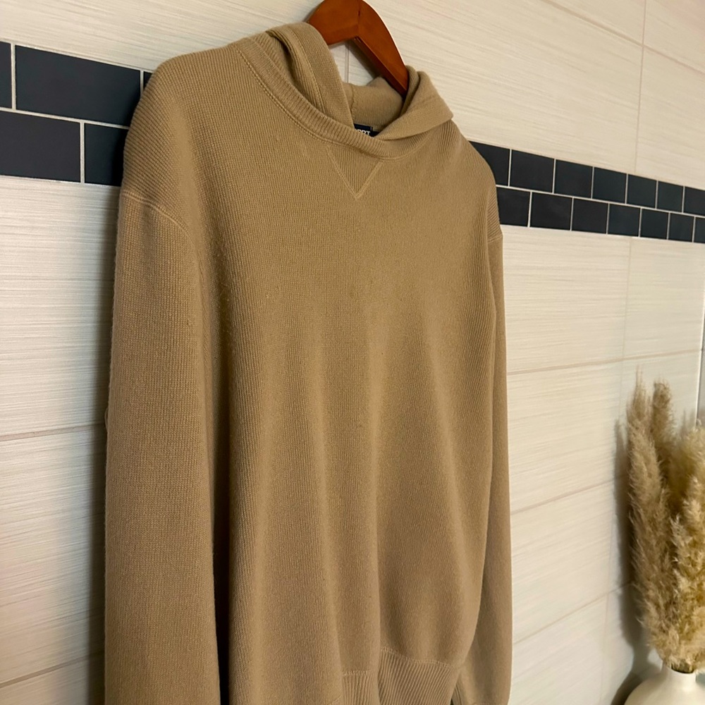 100% cashmere Polo hoodie